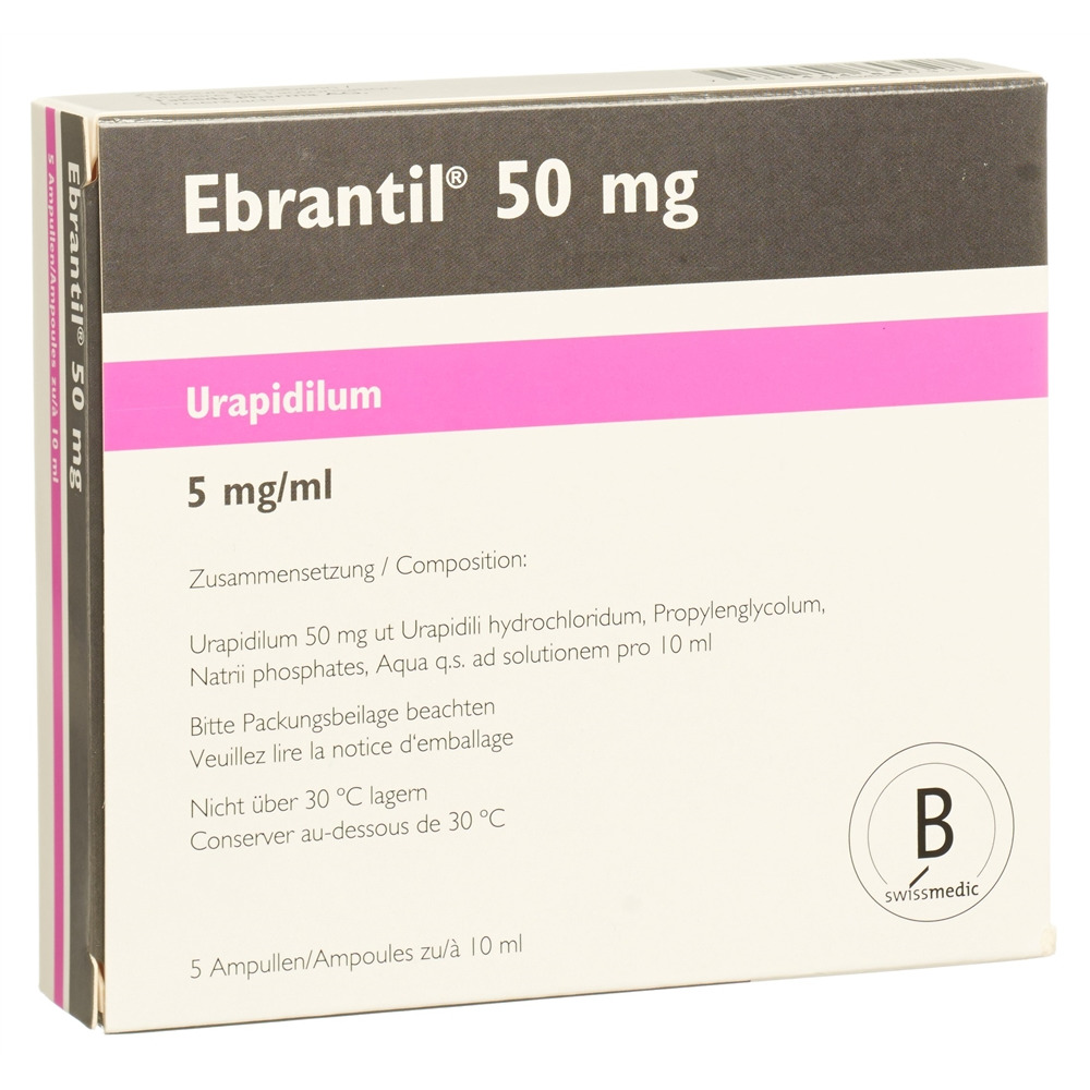 Ebrantil 50 mg, Injektionslösung