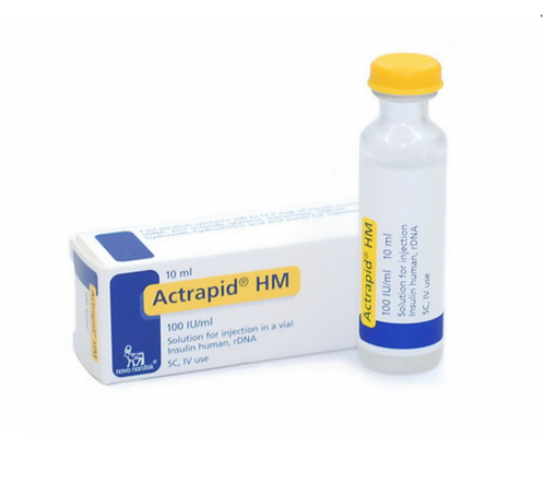 Insulin NovoNordisk Actrapid HM 100 IE/ml, Injektionslösung