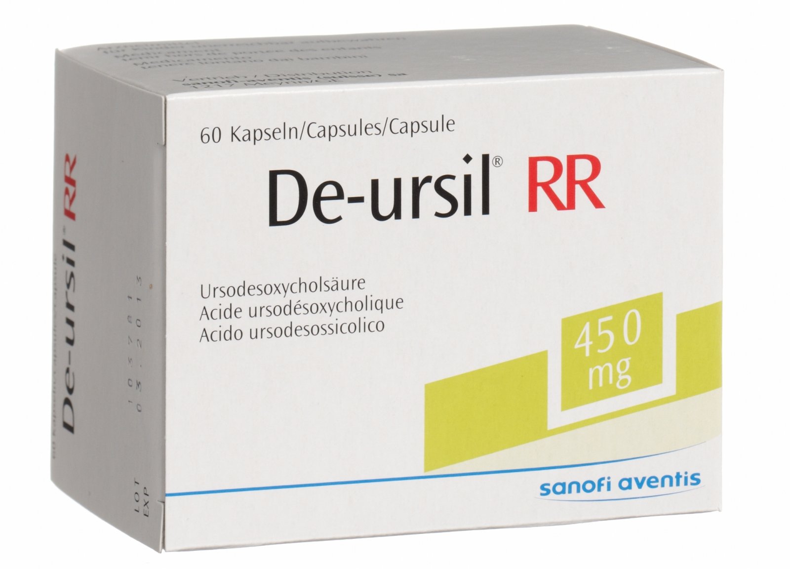 De-ursil RR 450 mg, Hartkapseln, retardiert