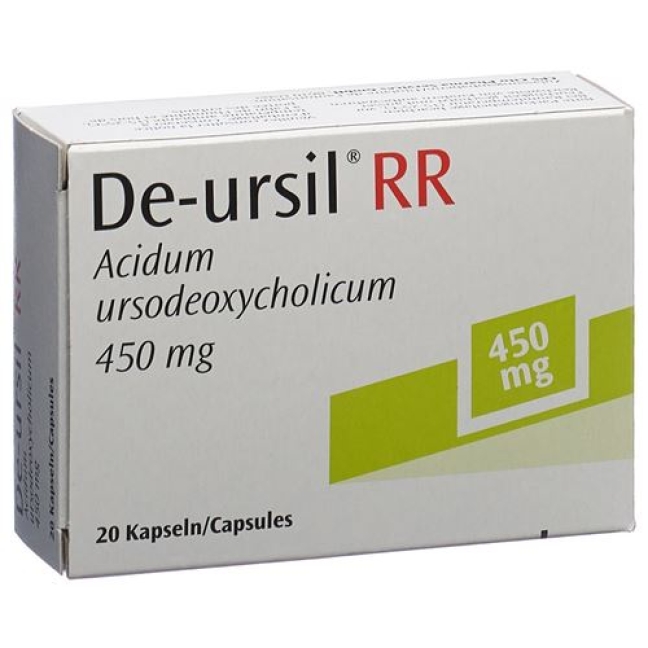 De-ursil RR 450 mg, Hartkapseln, retardiert