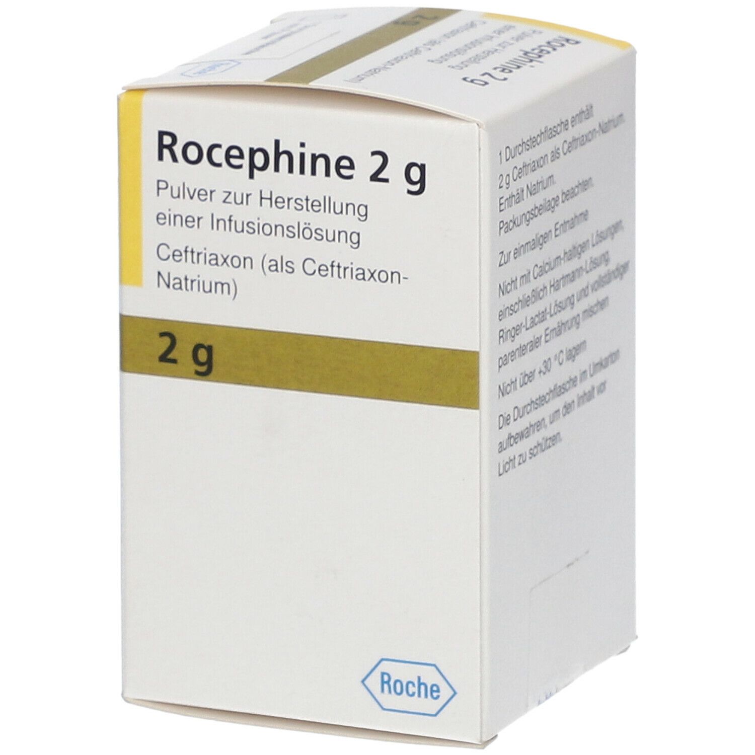 Rocephin 2 g i.v., Pulver zur Herstellung einer Infusionslösung