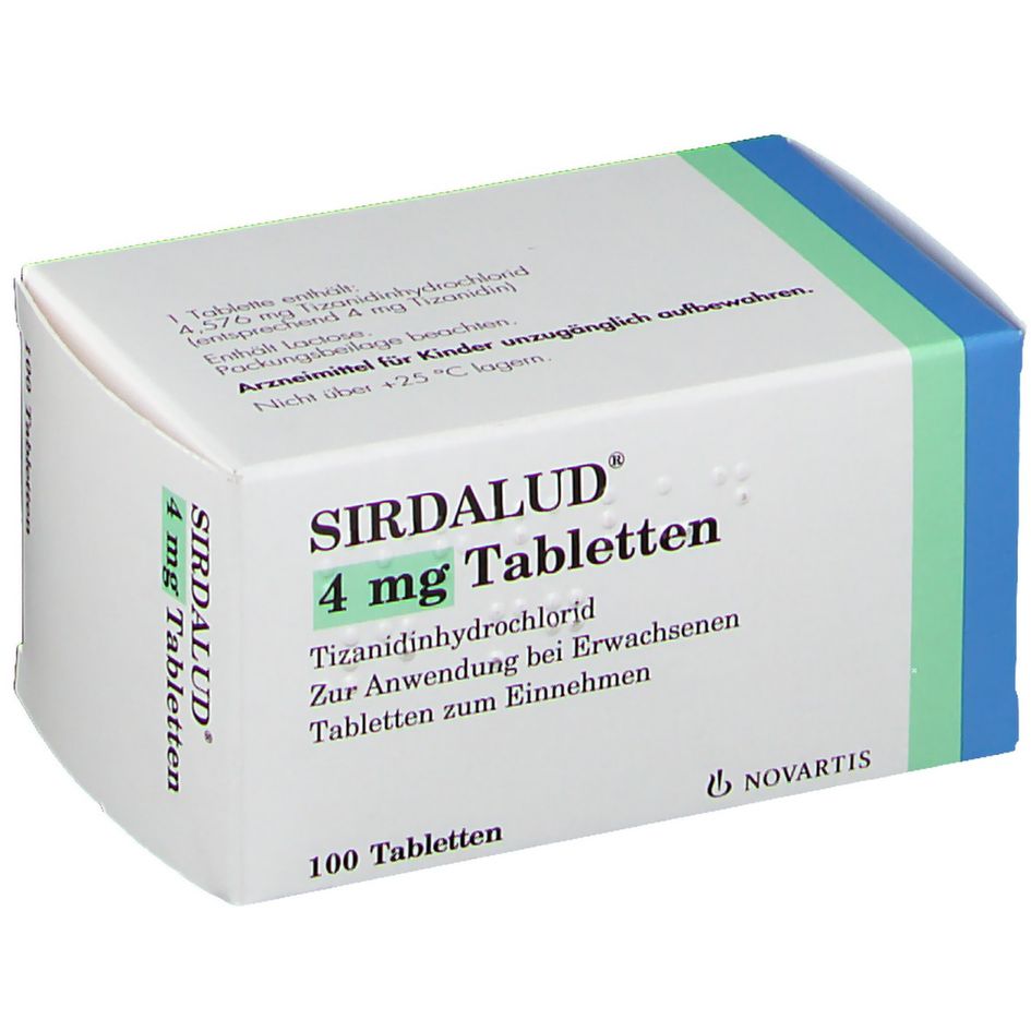 Sirdalud 4 mg, Tabletten