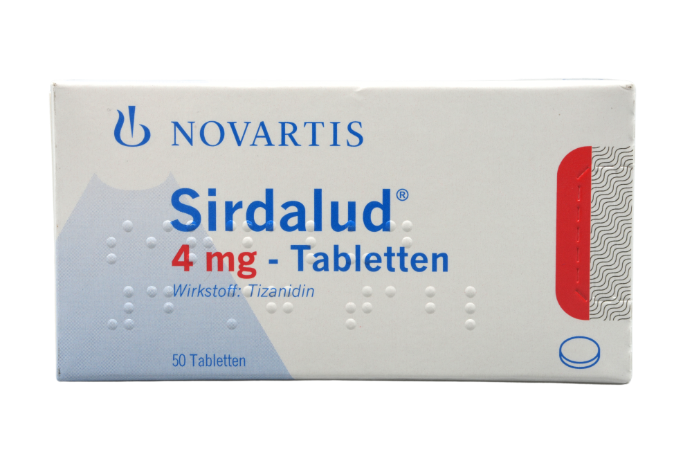 Sirdalud 4 mg, Tabletten