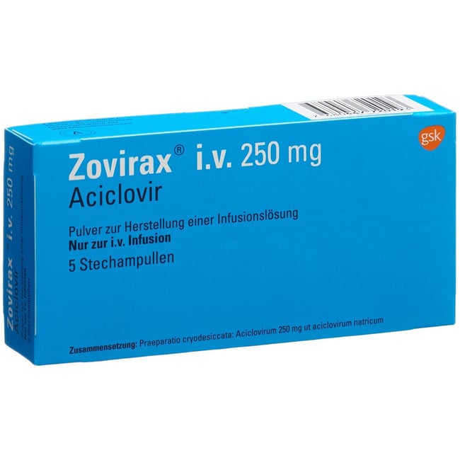 Zovirax i.v., Pulver zur Herstellung einer Infusionslösung