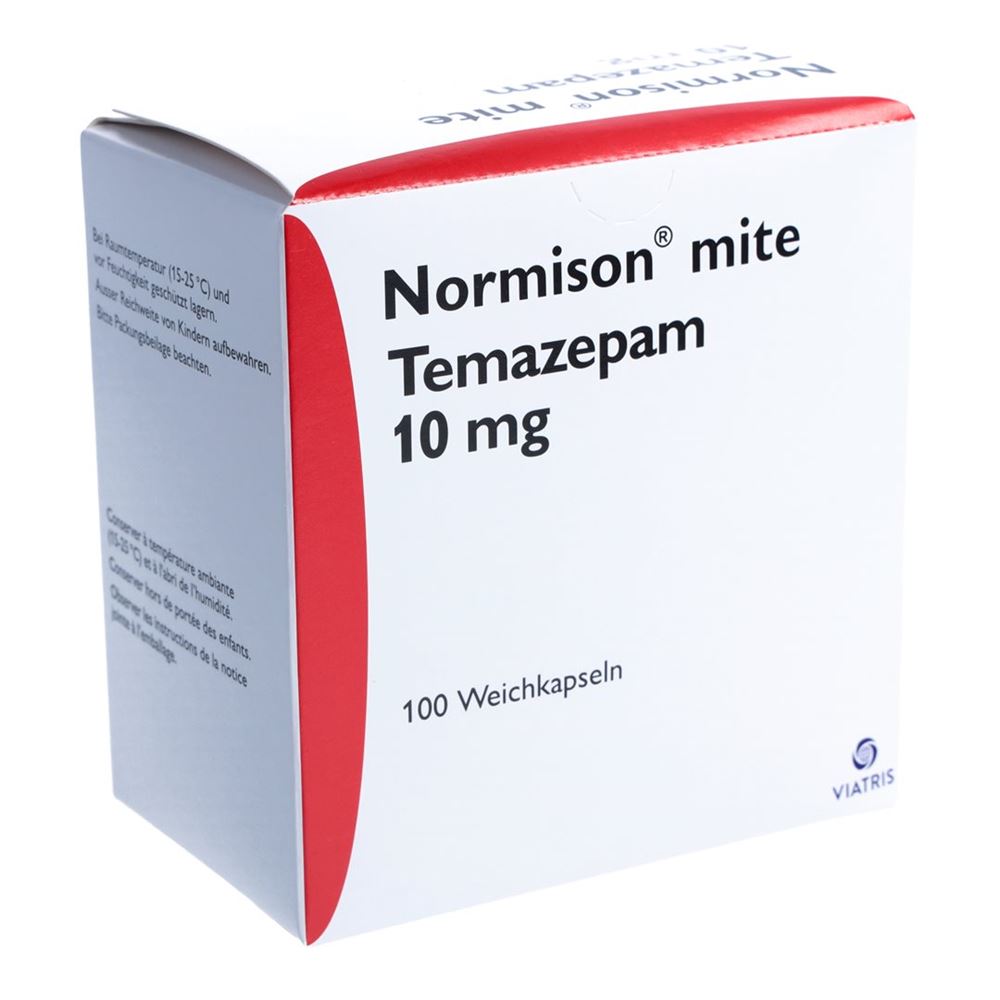 NORMISON mite caps moll 10 mg 100 pce
