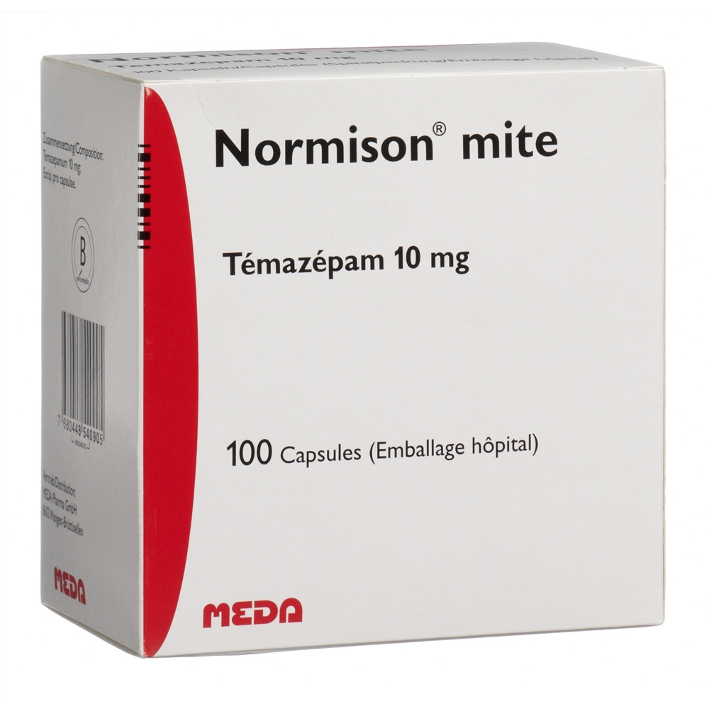 NORMISON mite caps moll 10 mg 100 pce