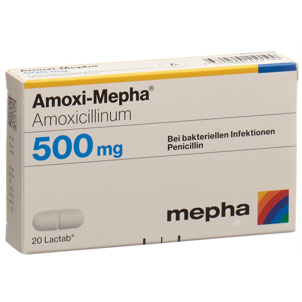 Amoxi-Mepha 500, Filmtabletten