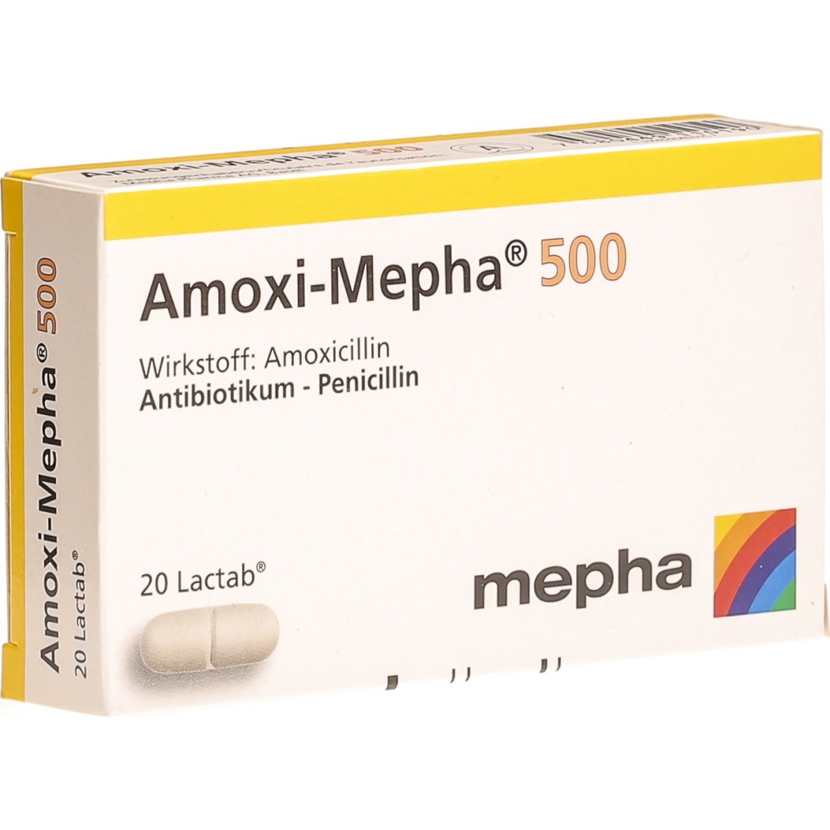 Amoxi-Mepha 500, Filmtabletten