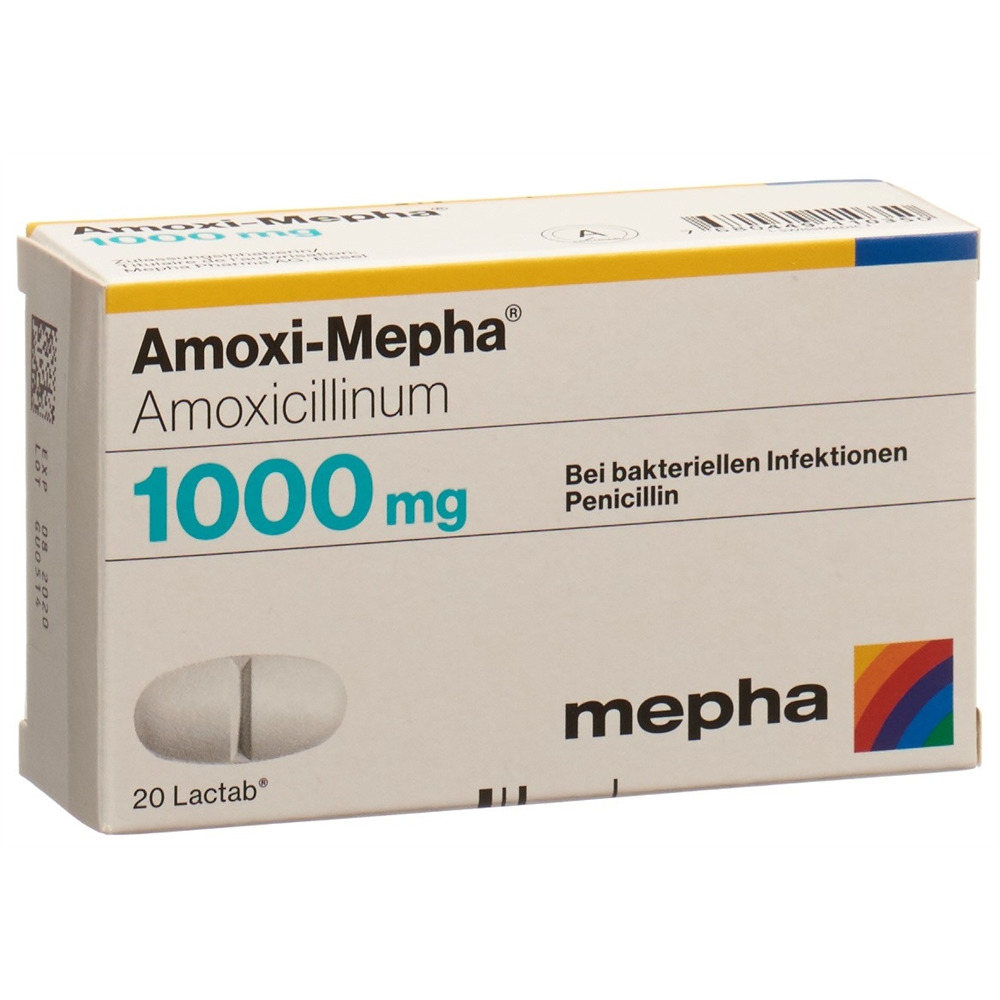 Amoxi-Mepha 1000, Filmtabletten