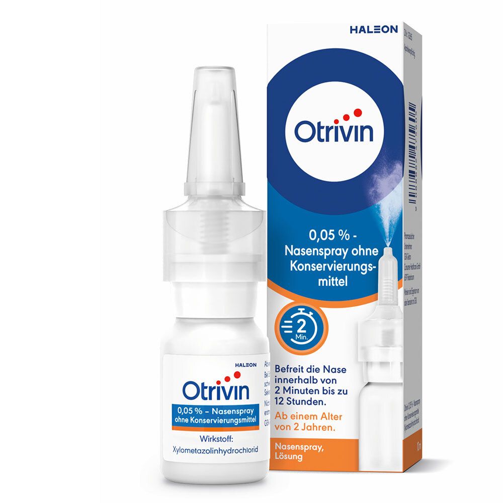 Otrivin Schnupfen Classic 0.05 %, Nasenspray, Lösung