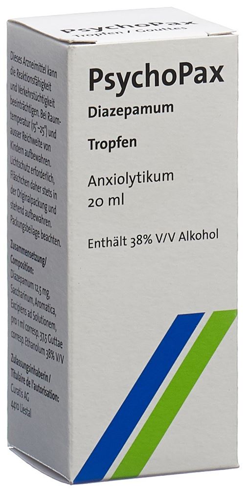 PSYCHOPAX gouttes 12.5 mg/ml fl 20 ml