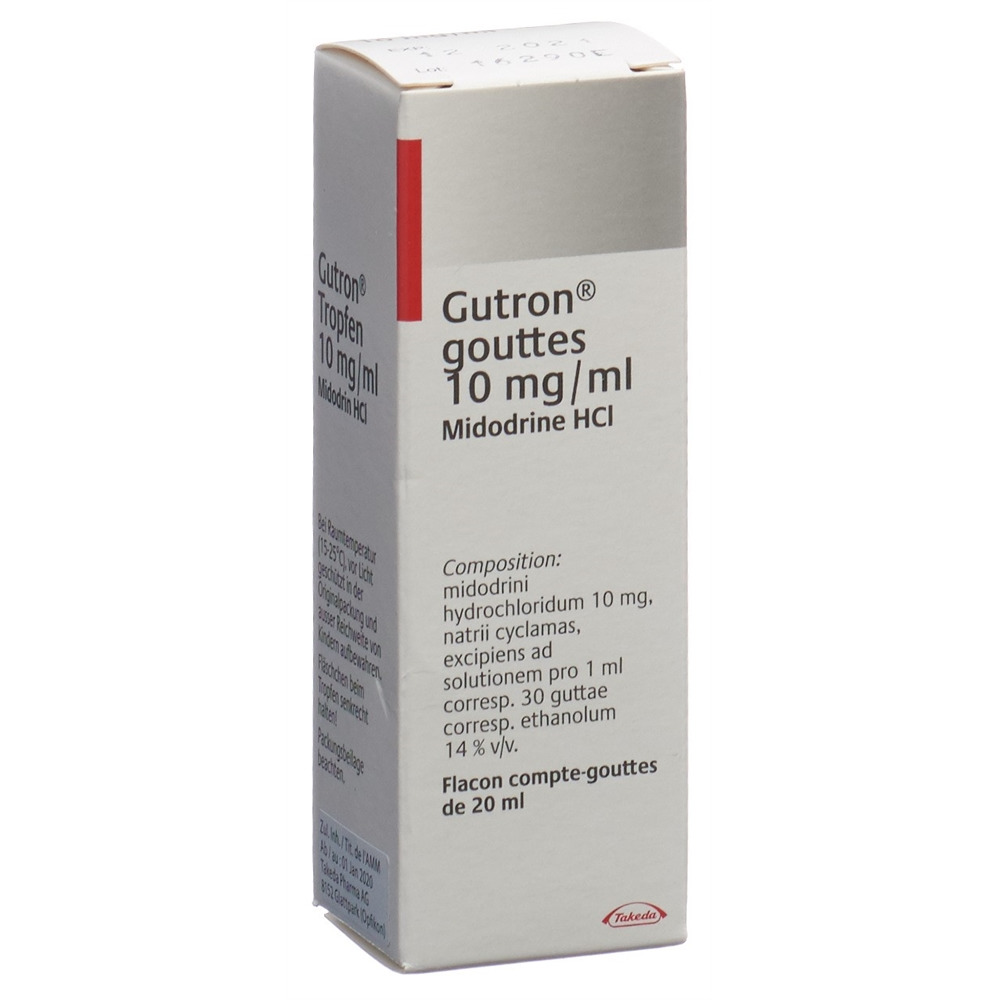 GUTRON gouttes 10 mg/ml fl 20 ml
