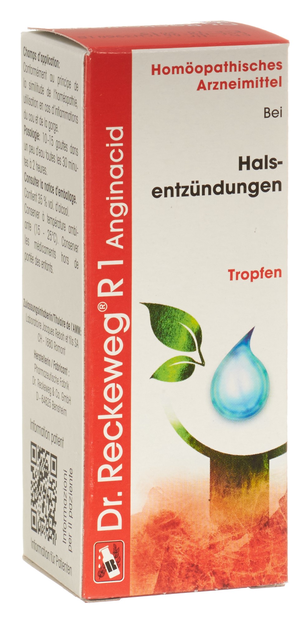 Dr. Reckeweg R 1 Anginacid, gouttes buvables