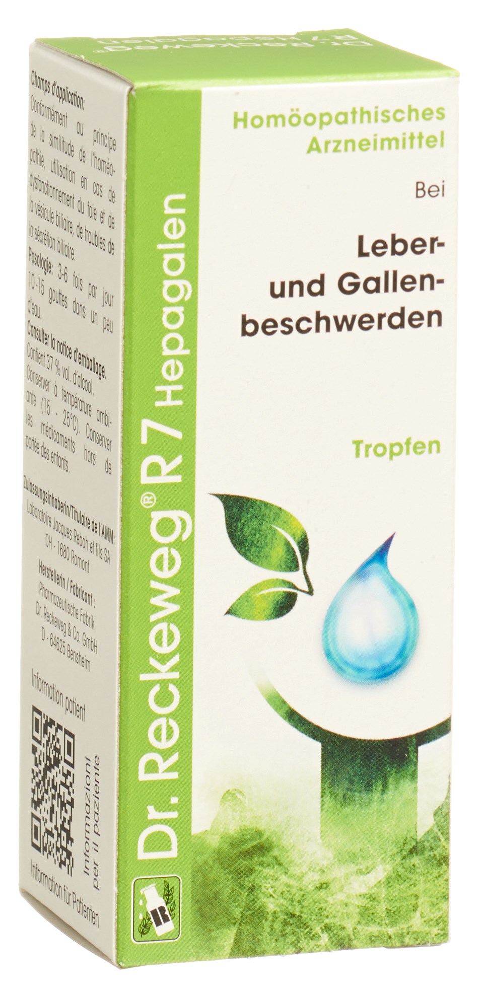 Dr. Reckeweg R 7 Hepagalen, gouttes buvables