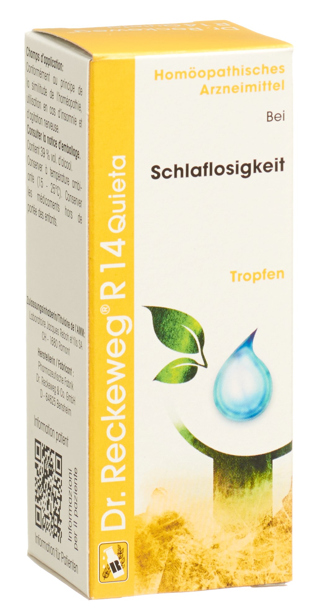 Dr. Reckeweg R 14 Quieta, gouttes buvables