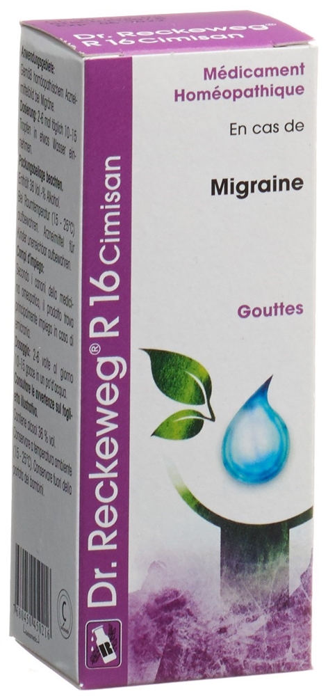 Dr. Reckeweg R 16 Cimisan, gouttes buvables