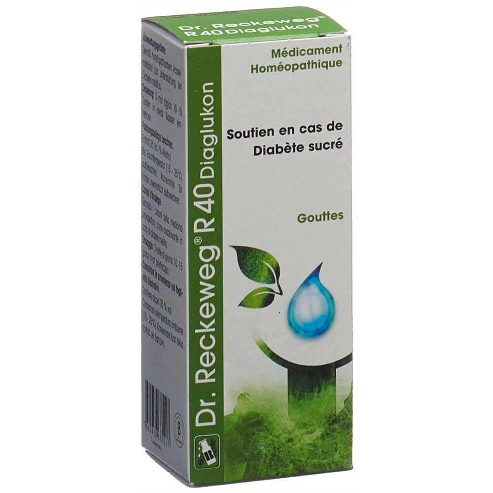 Dr. Reckeweg R 40 Diaglukon, gouttes buvables