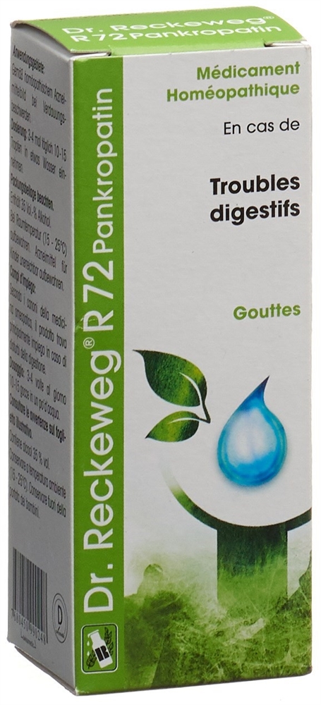 RECKEWEG R72 Pankropatin gouttes fl 50 ml