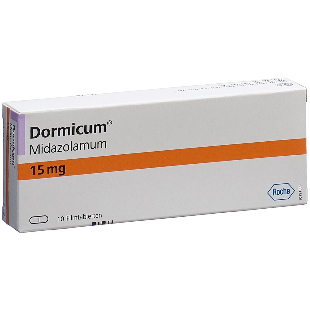 DORMICUM cpr pell 15 mg 10 pce