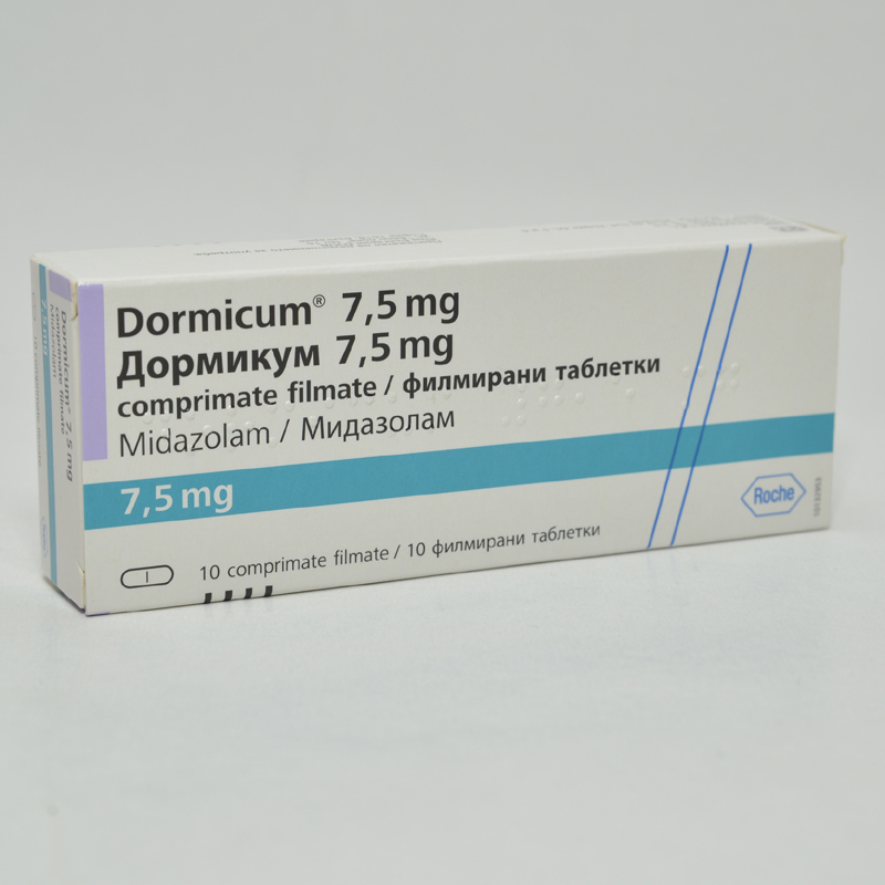 DORMICUM cpr pell 7.5 mg 10 pce