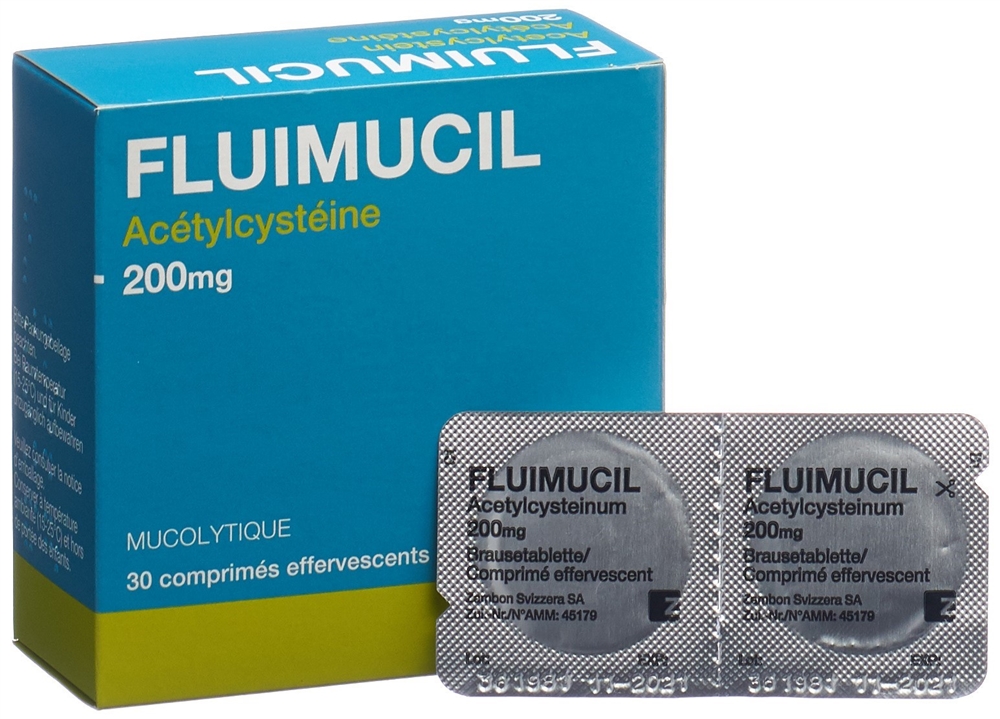 FLUIMUCIL cpr eff 200 mg adult citron 30 pce