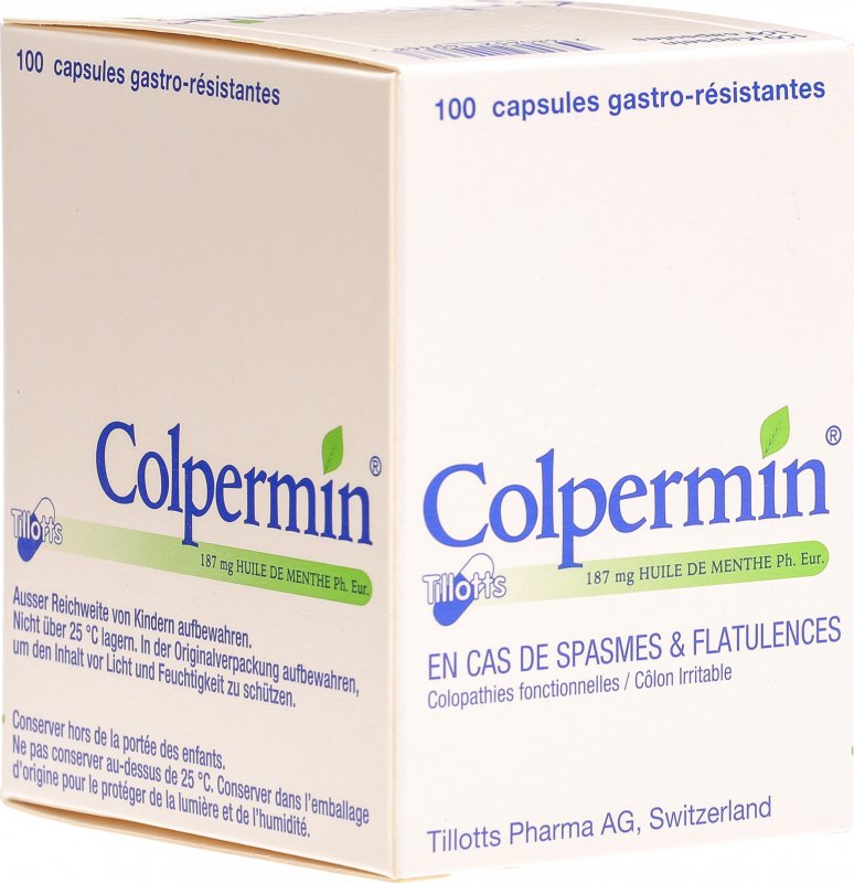 Colpermin, Magensaftresistente Hartkapsel