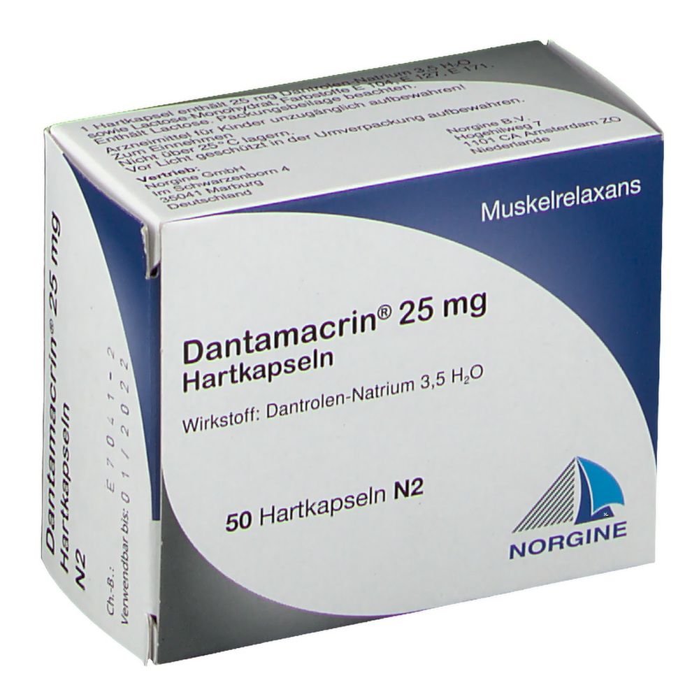 Dantamacrin 25 mg, Kapseln