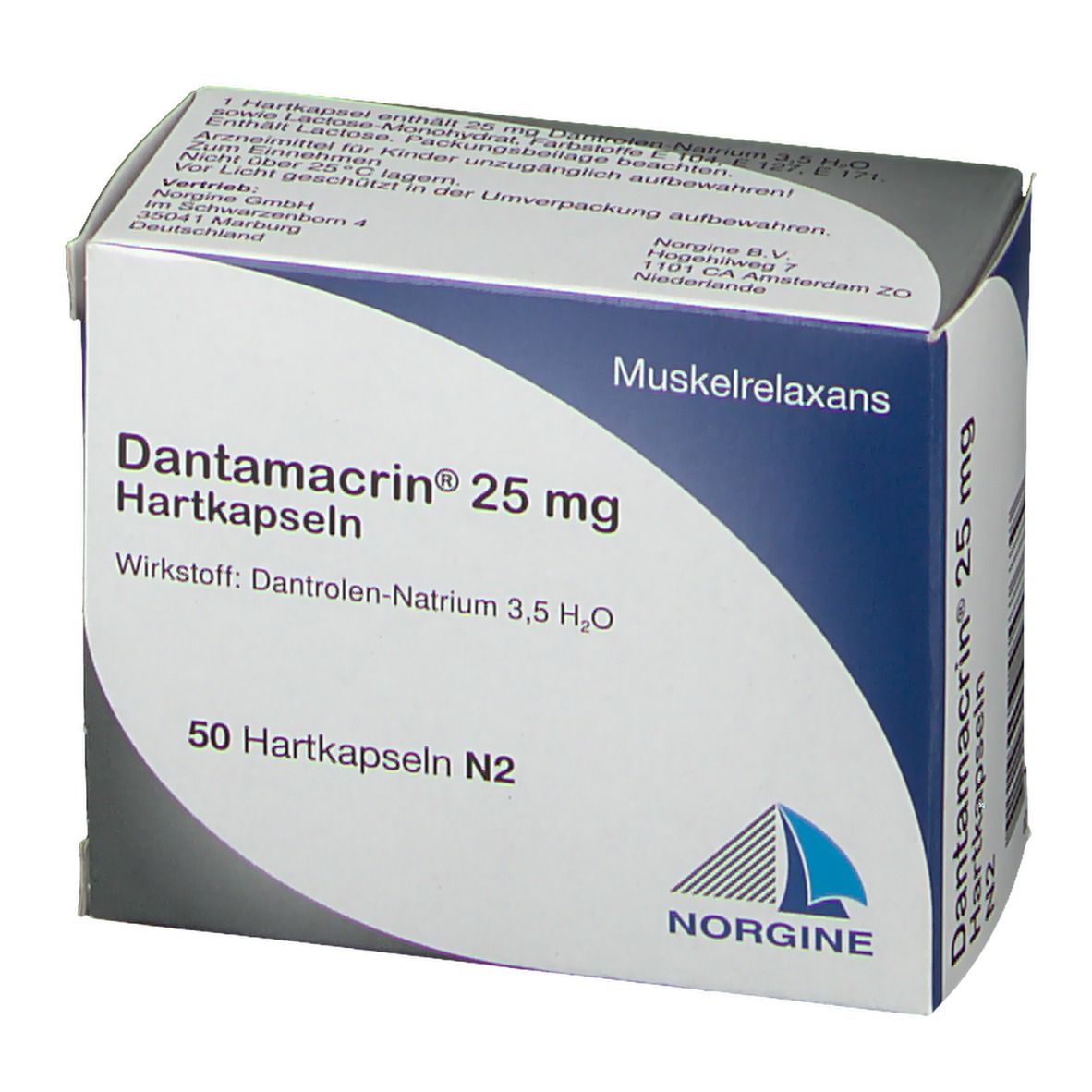 Dantamacrin 25 mg, Kapseln