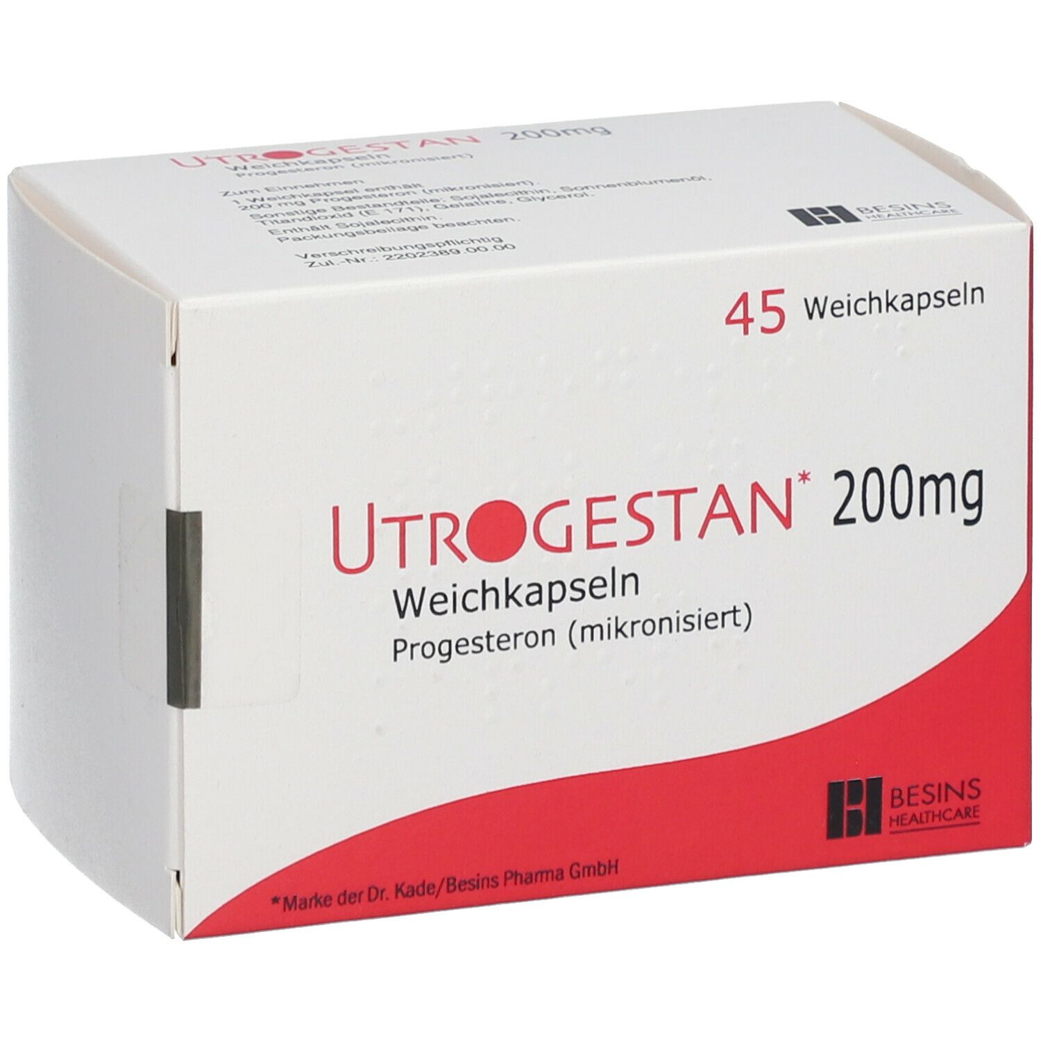 UTROGESTAN caps 200 mg 45 pce