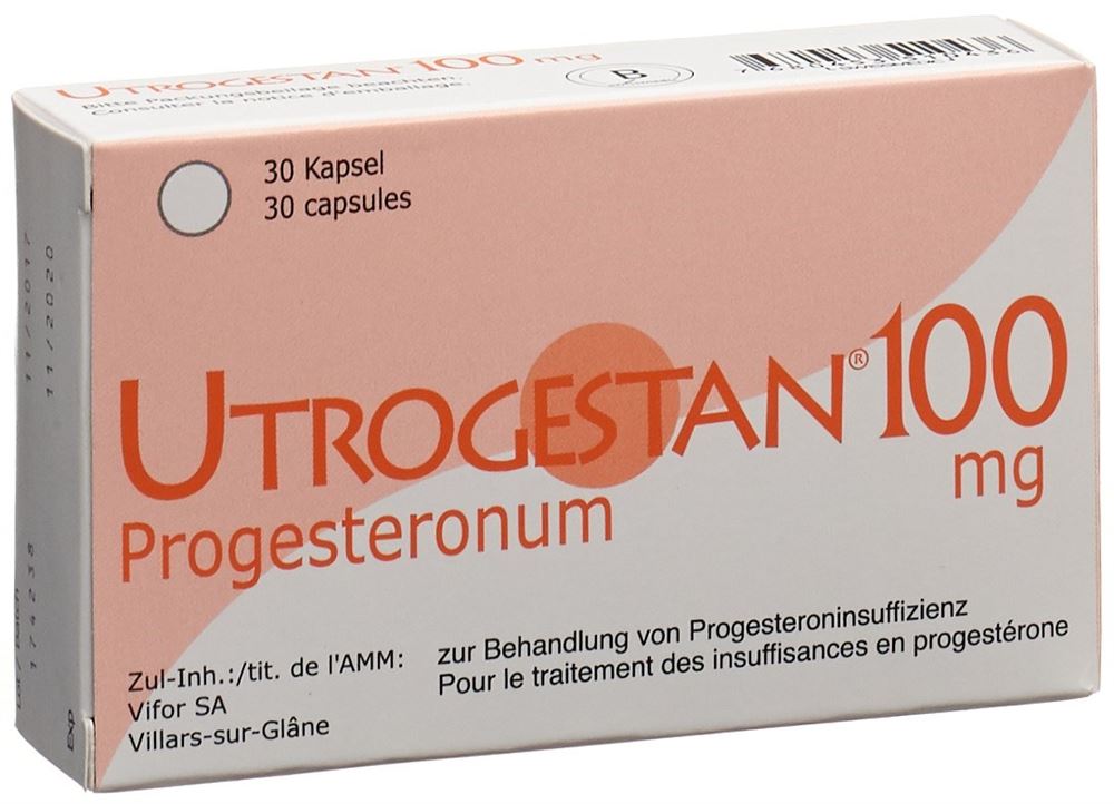 UTROGESTAN 100 mg caps moll 30 pce
