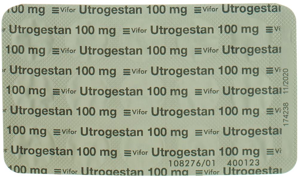 UTROGESTAN 100 mg caps moll 30 pce