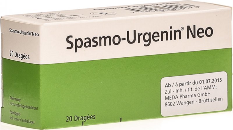 Spasmo-Urgenin Neo, Dragées