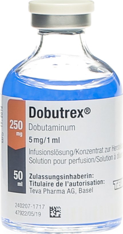 Dobutrex 250 mg/50 ml, Infusionslösung / Konzentrat zur Herstellung einer Infusionslösung