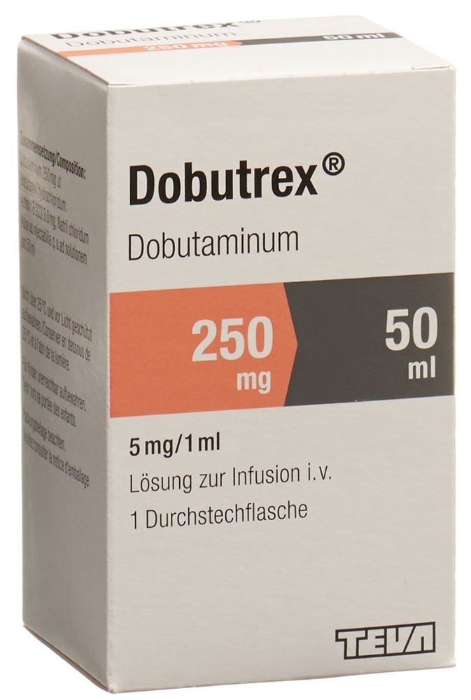 DOBUTREX sol perf 250 mg/50ml flac 50 ml