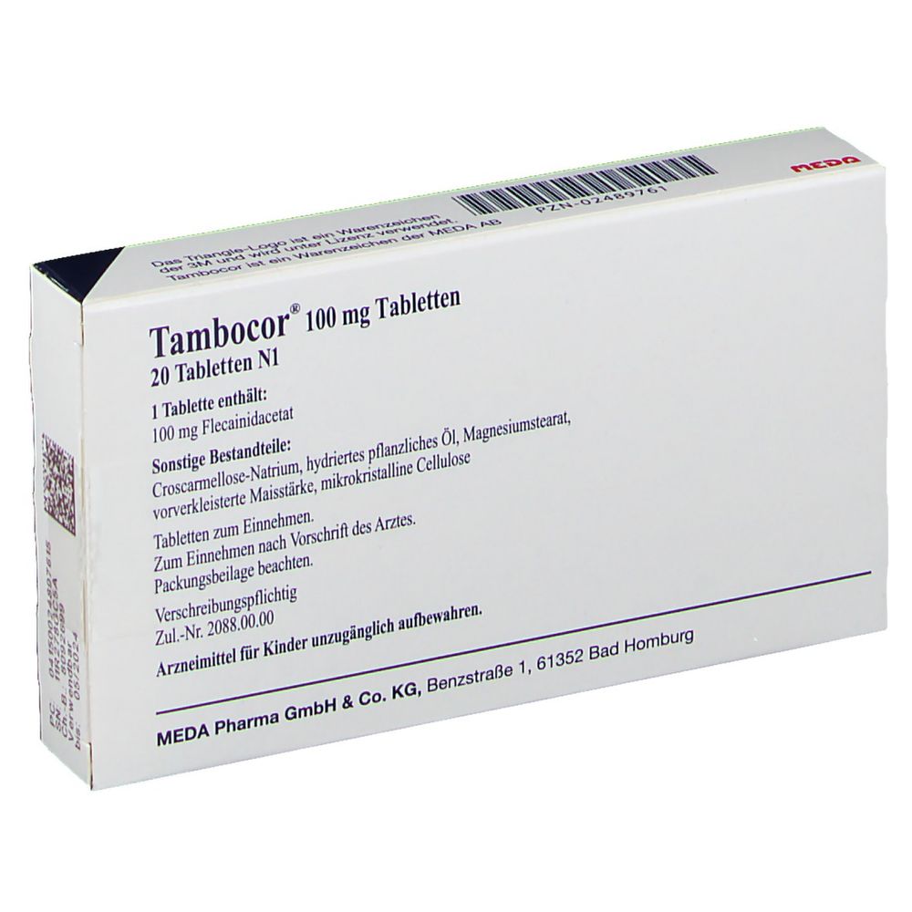 Tambocor, Tabletten