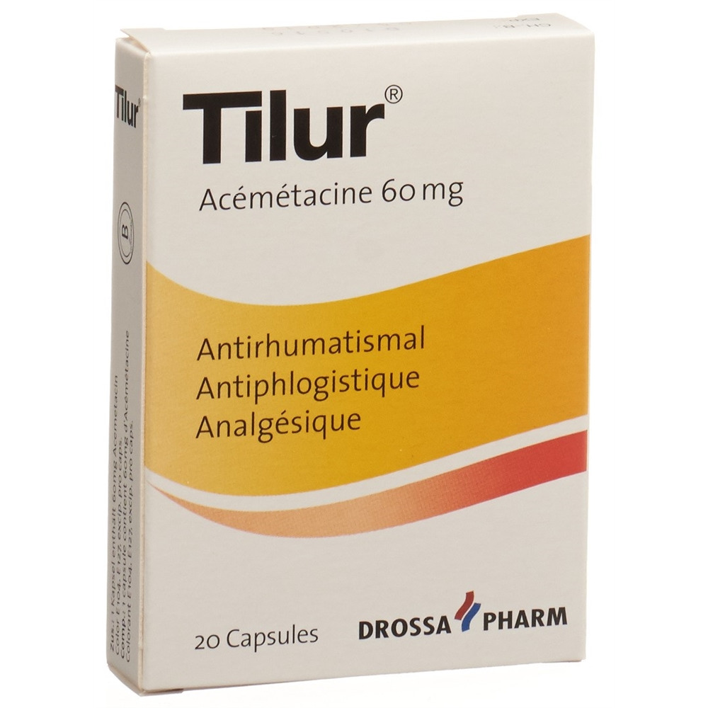 TILUR caps 60 mg 20 pce