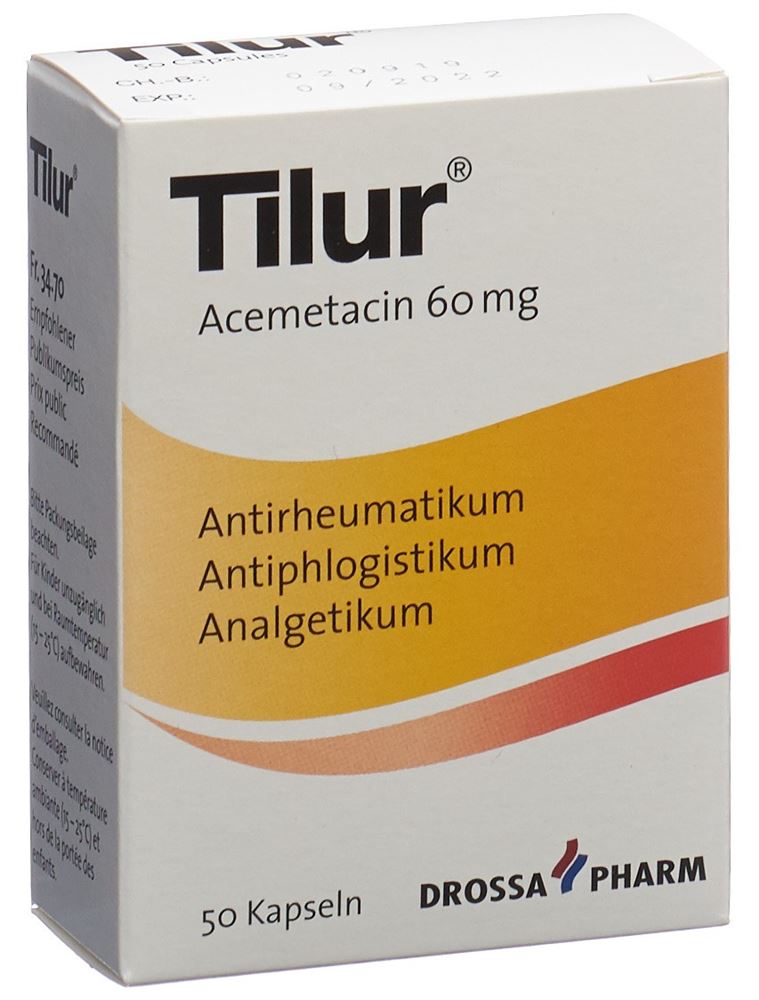 TILUR caps 60 mg 50 pce