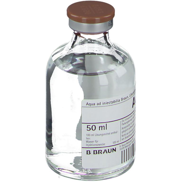 Aqua ad iniectabilia B. Braun, Lösung