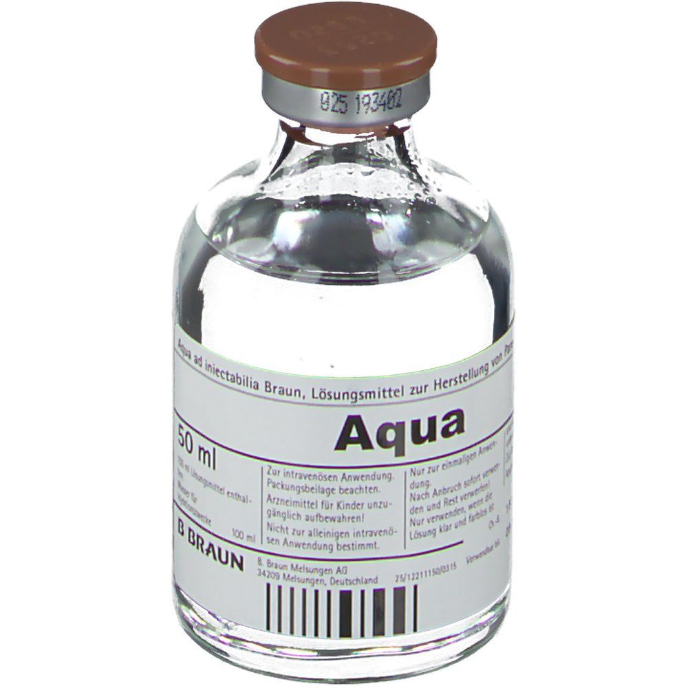 Aqua ad iniectabilia B. Braun, Lösung