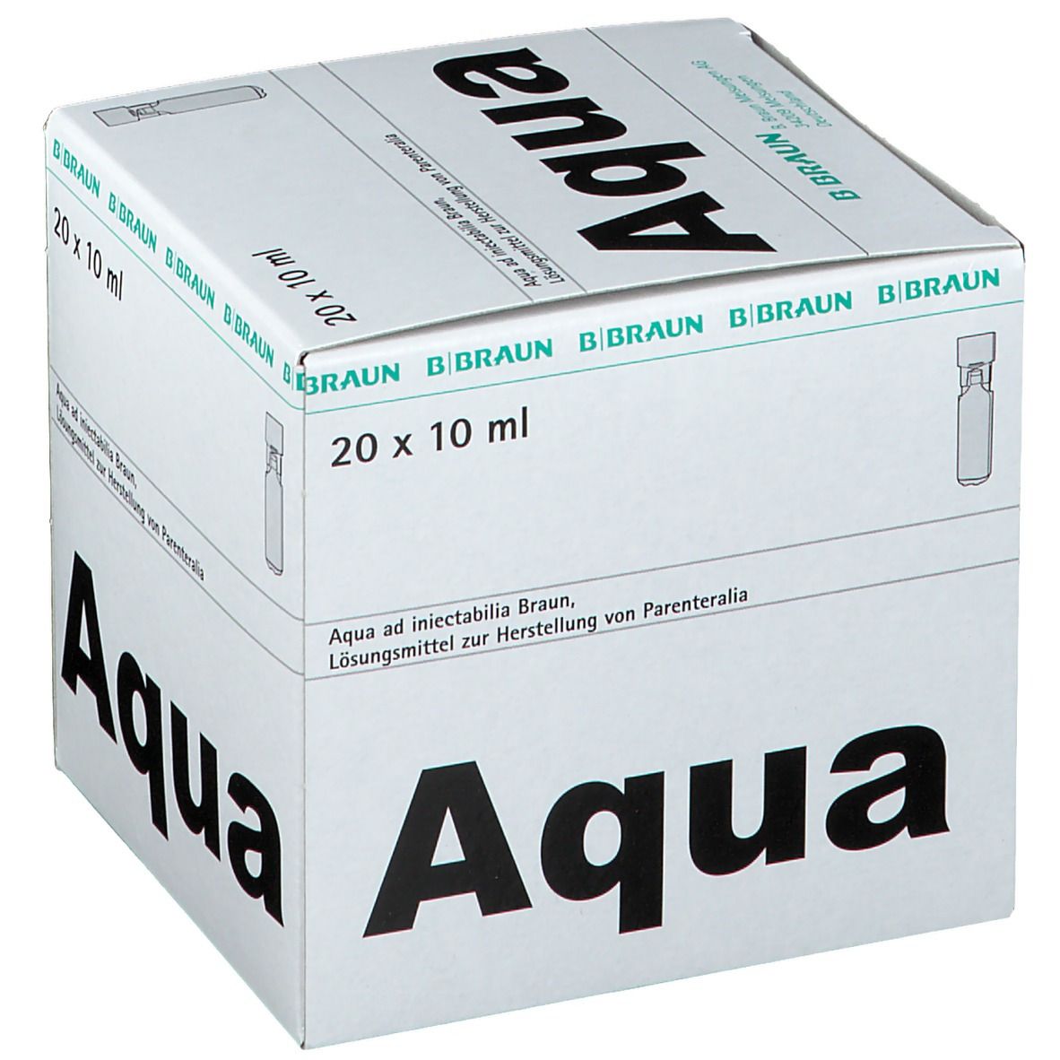 Aqua ad iniectabilia B. Braun, Lösung