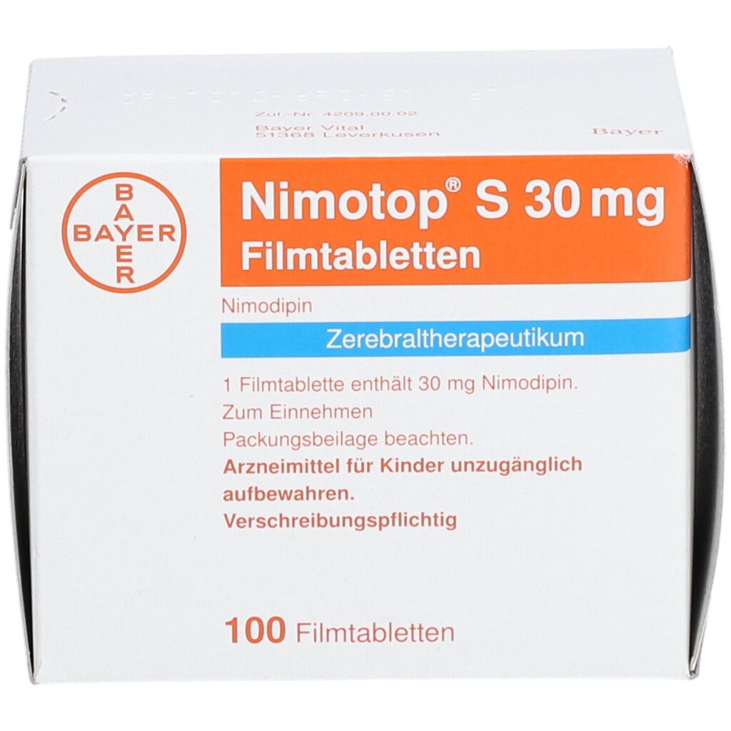 Nimotop 30 mg, Filmtabletten
