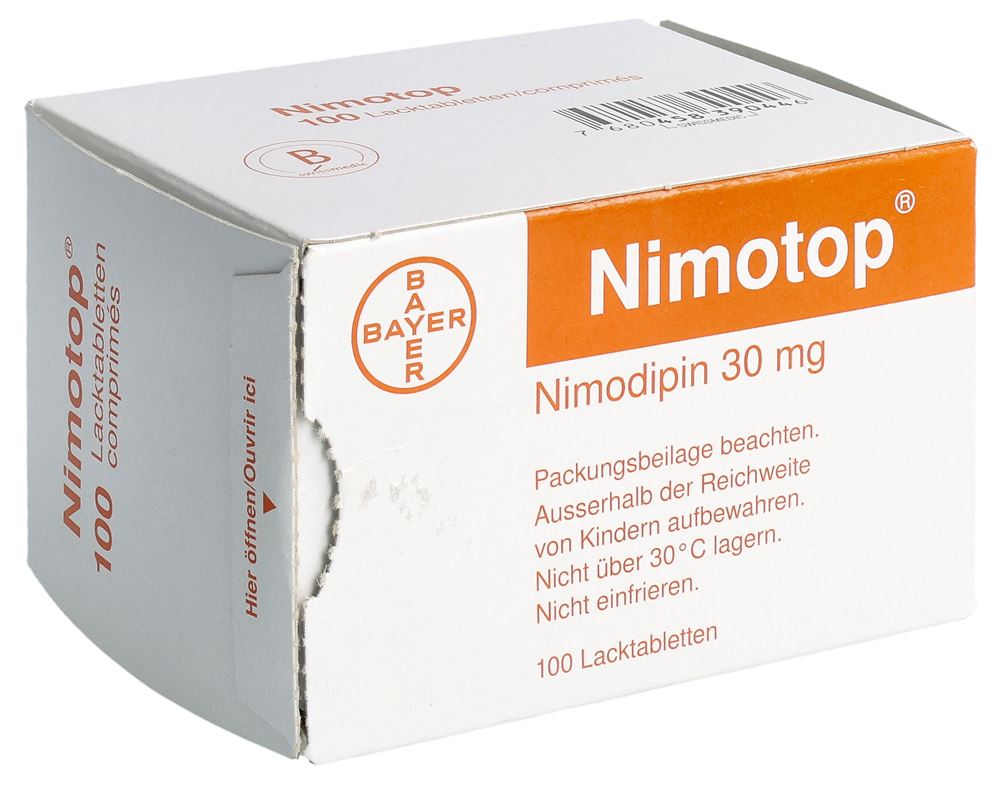 NIMOTOP cpr laqué 30 mg 100 pce