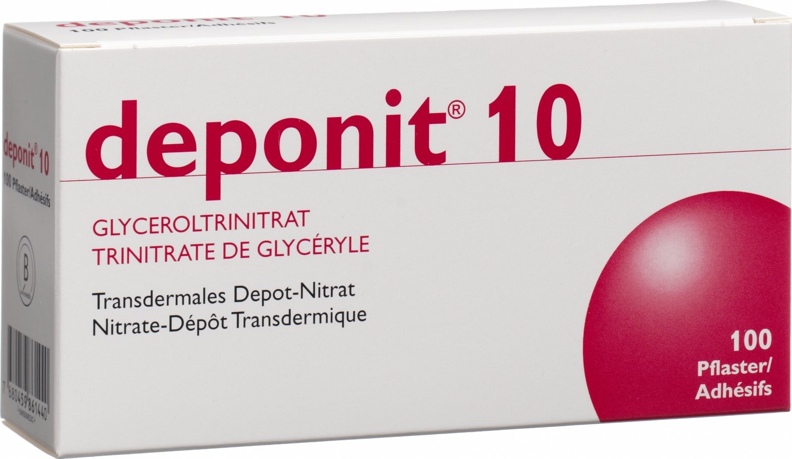 Deponit 10, transdermales Pflaster
