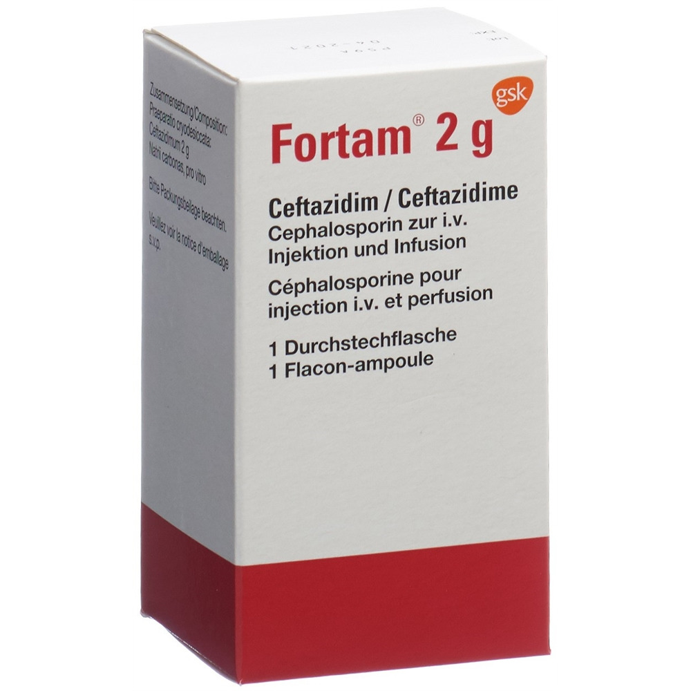 Fortam 1 g, Pulver zur Herstellung einer Injektions- oder Infusionslösung