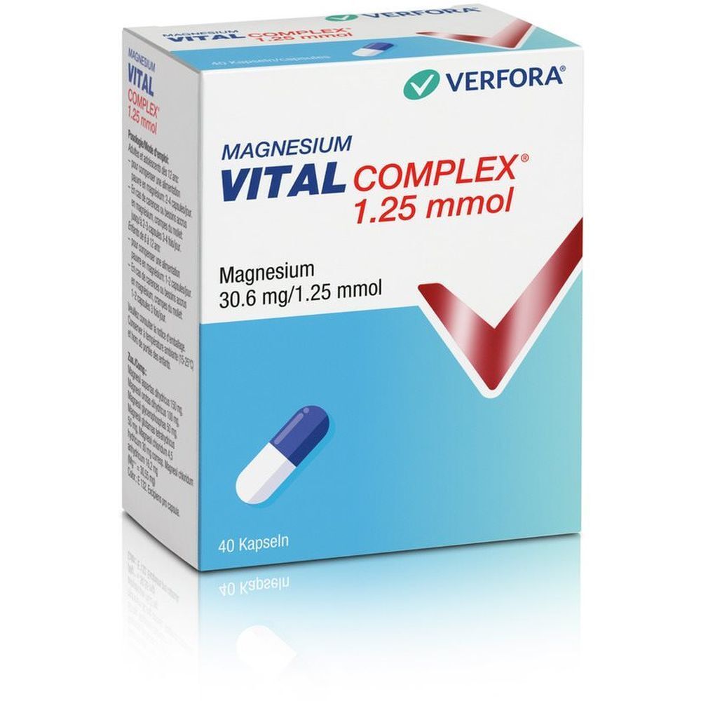 MAGNESIUM Vital Complex Kaps 1.25 mmol 40 Stk