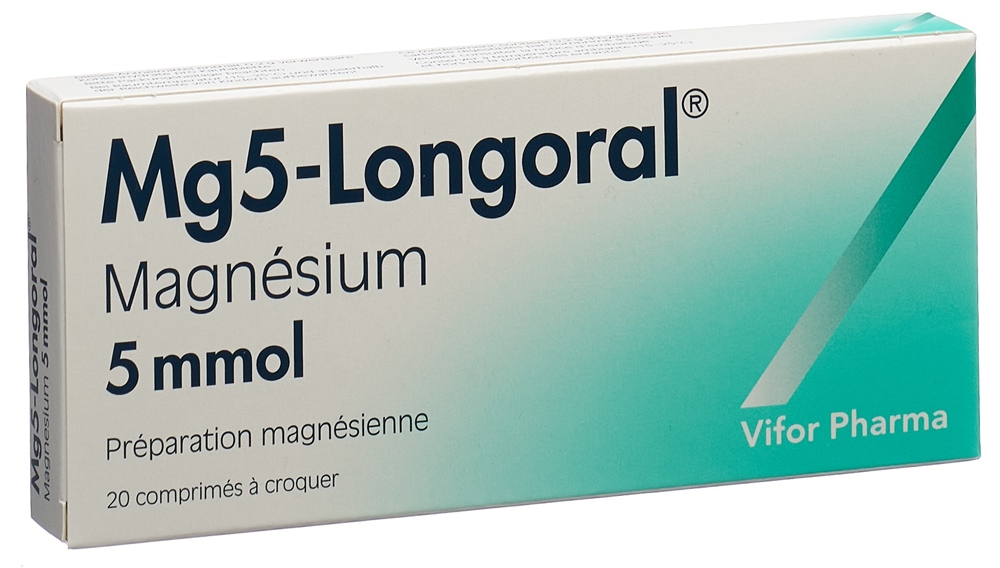 Mg 5-Longoral, comprimés à croquer