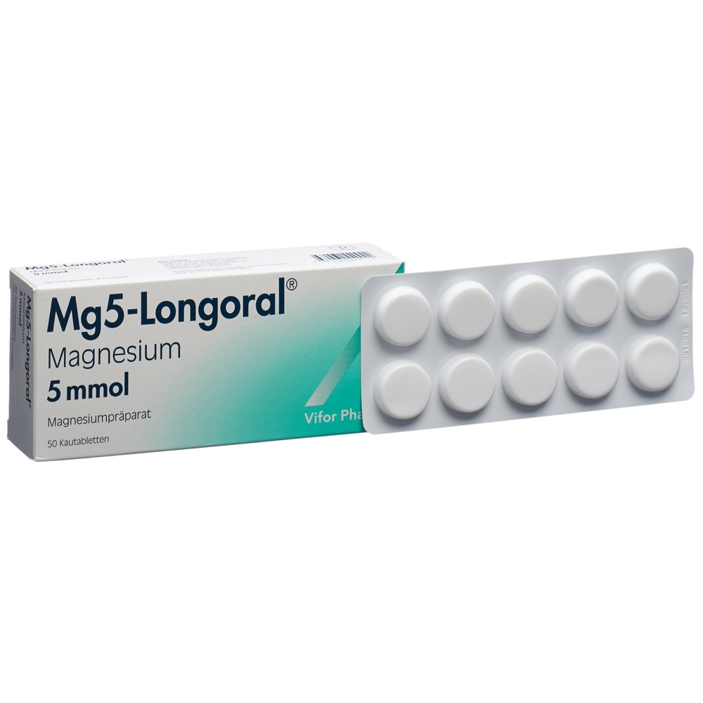 Mg 5-Longoral, comprimés à croquer