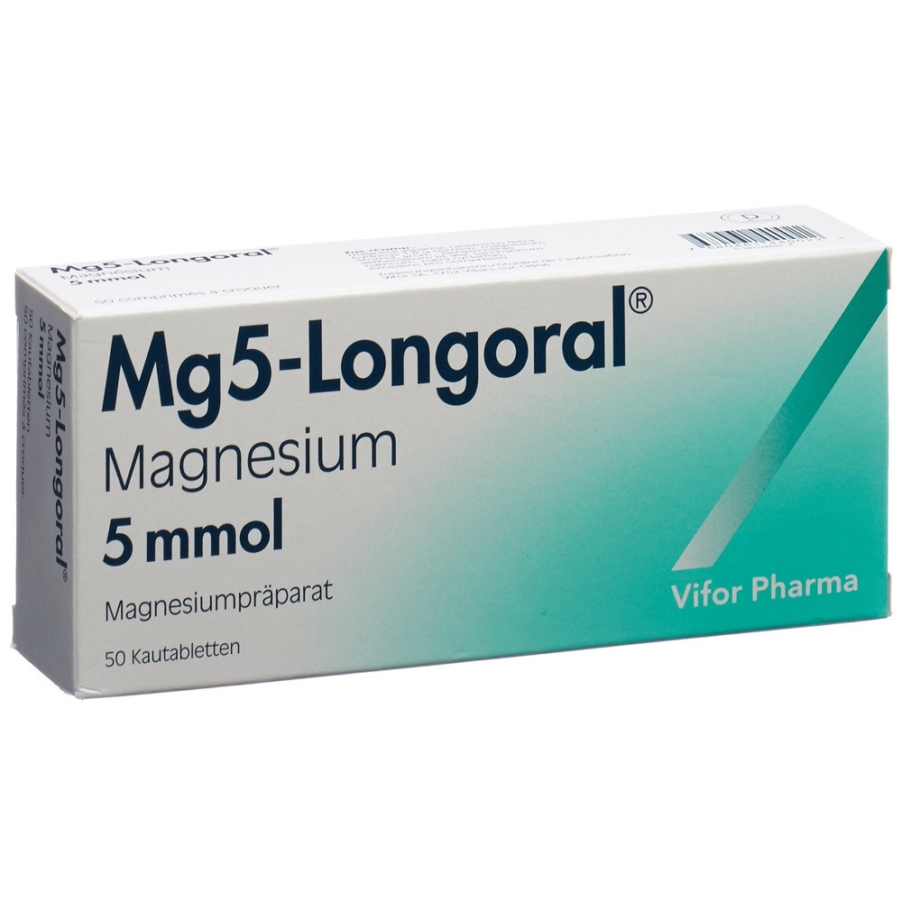 Mg 5-Longoral, comprimés à croquer