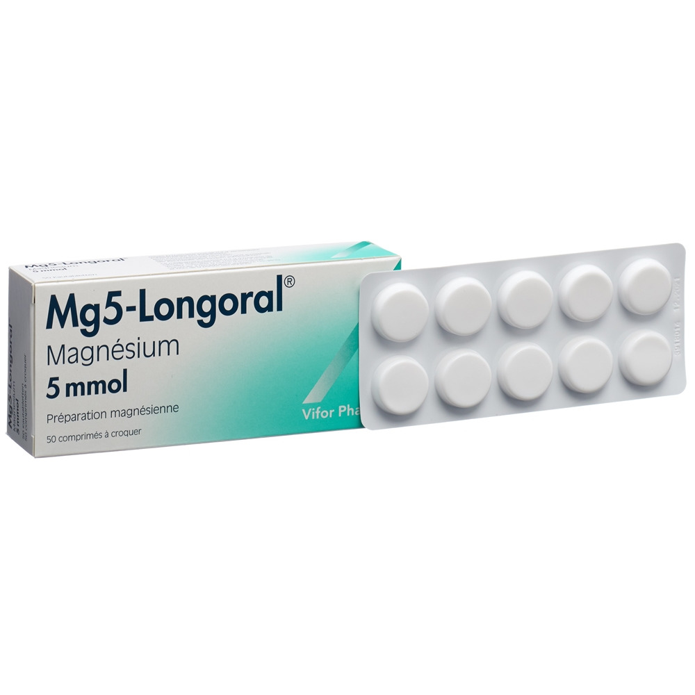 Mg 5-Longoral, comprimés à croquer