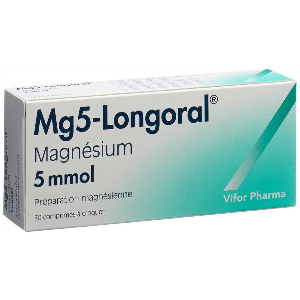 Mg 5-Longoral, comprimés à croquer